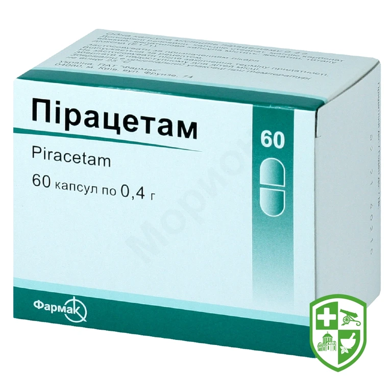 Пірацетам капс. 400 мг №60