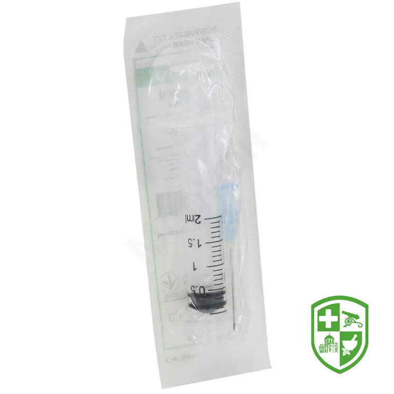 Шприц трикомпонентний Луєр сліп Медікеа 2 мл, з голкою 0,6 * 25