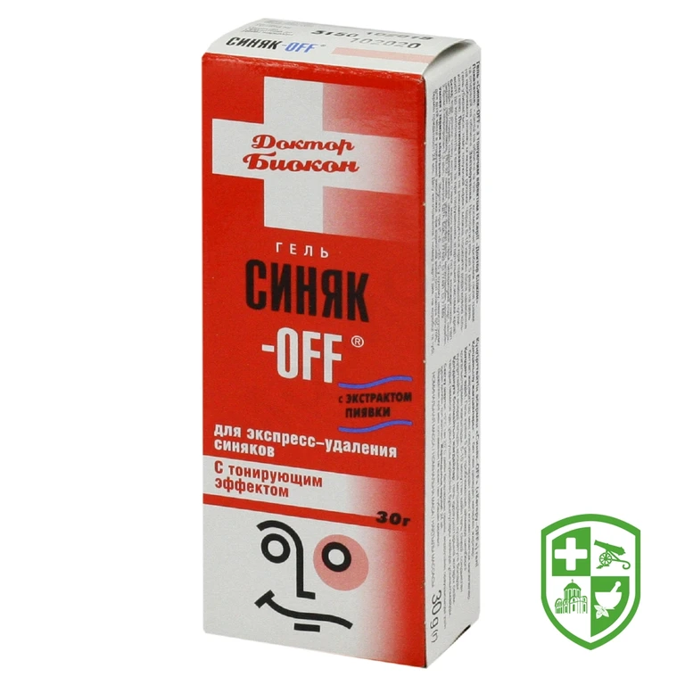Синяк-оф експрес-видалення синців Доктор Біокон гель 30 мл, з тон. ефекта