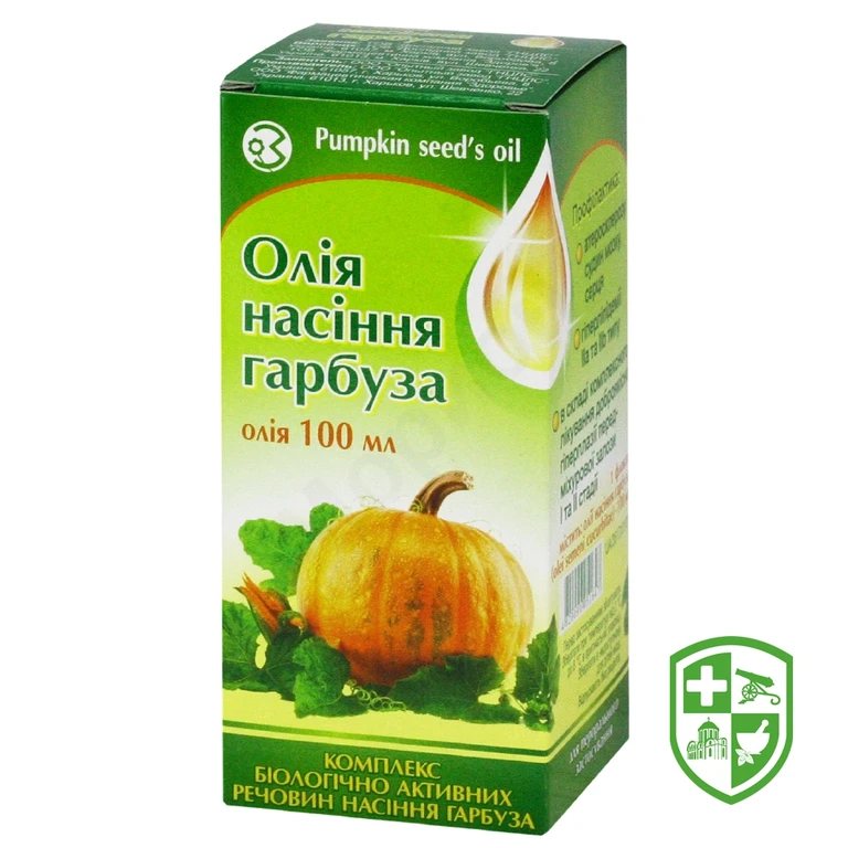 Олія насіння гарбуза олія 100.мл №1