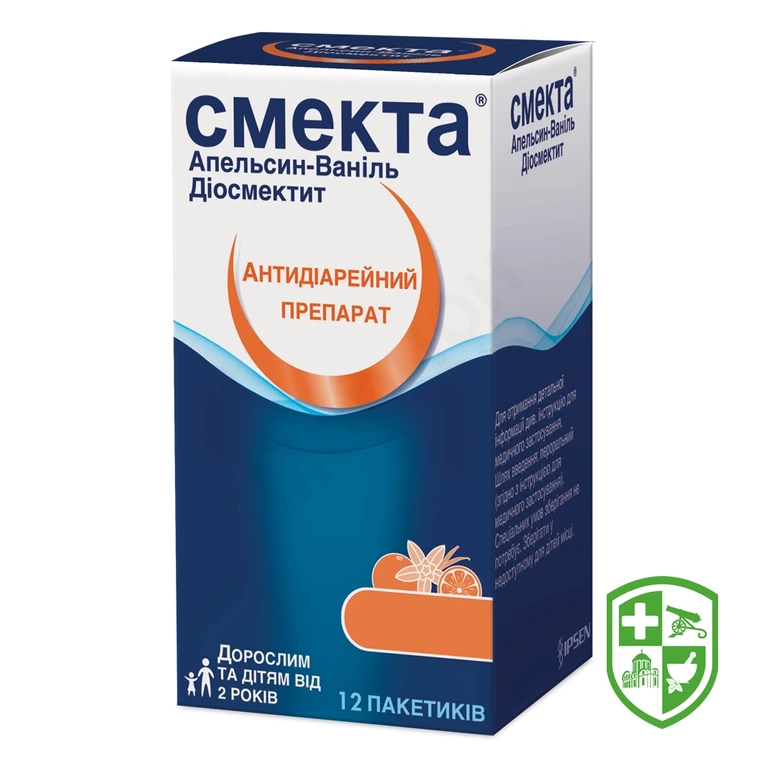 Смекта пор. д/сусп. 3 г апельсин-ваніль №12