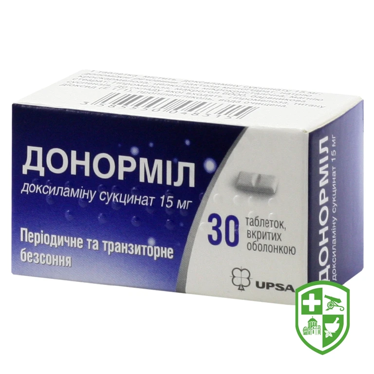 Донорміл табл. 15 мг №30