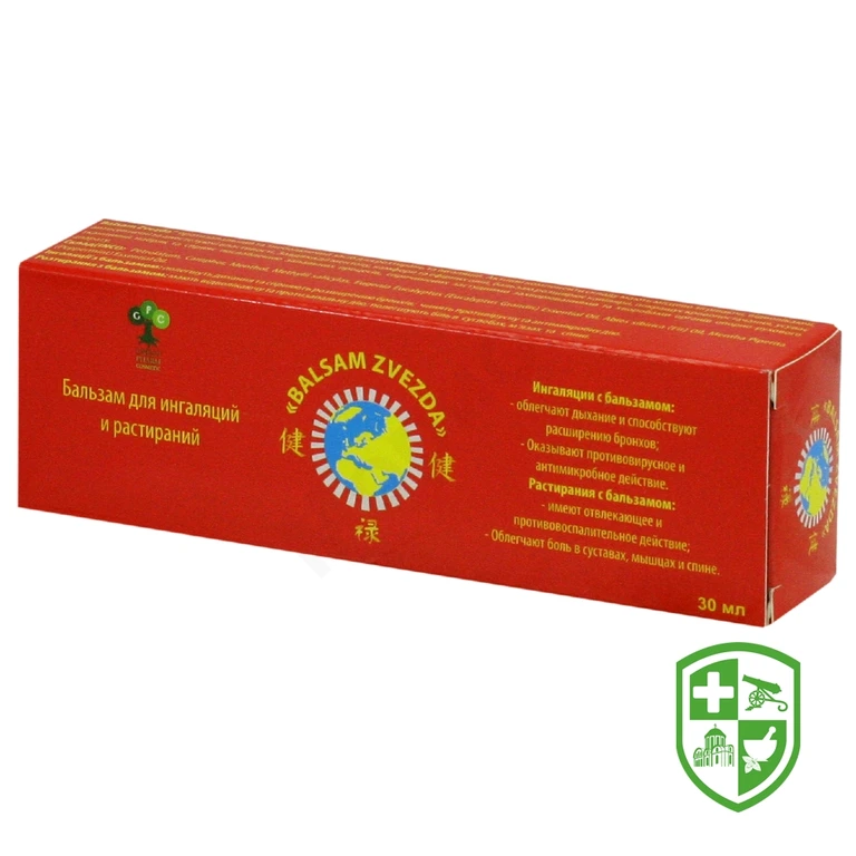 Бальзам Зірка туба 30 мл, д/інг. і розтир.