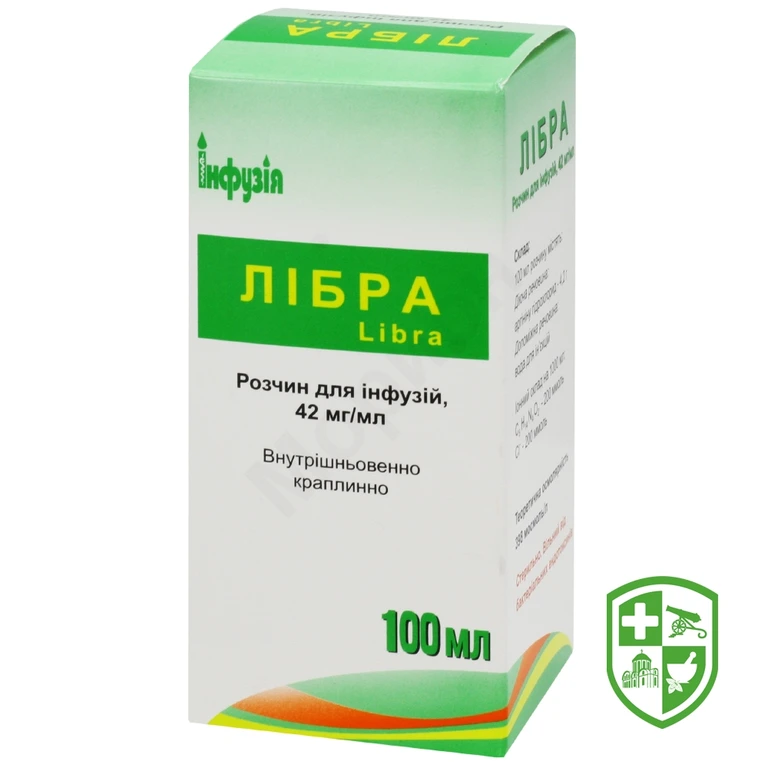 Лібра р-н д/інф 42 мг/мл 100.мл №1