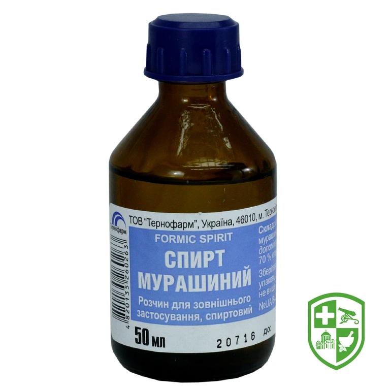Мурашиний спирт р-н спирт 50.мл