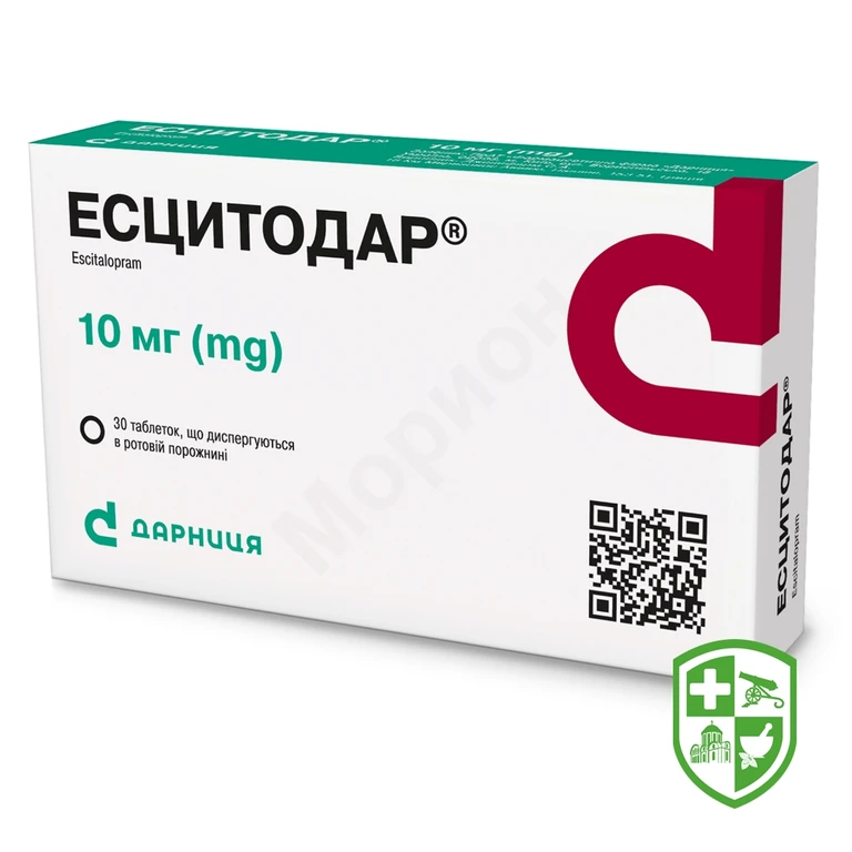 ЕсцитоДар табл. дисперг. 10 мг №30