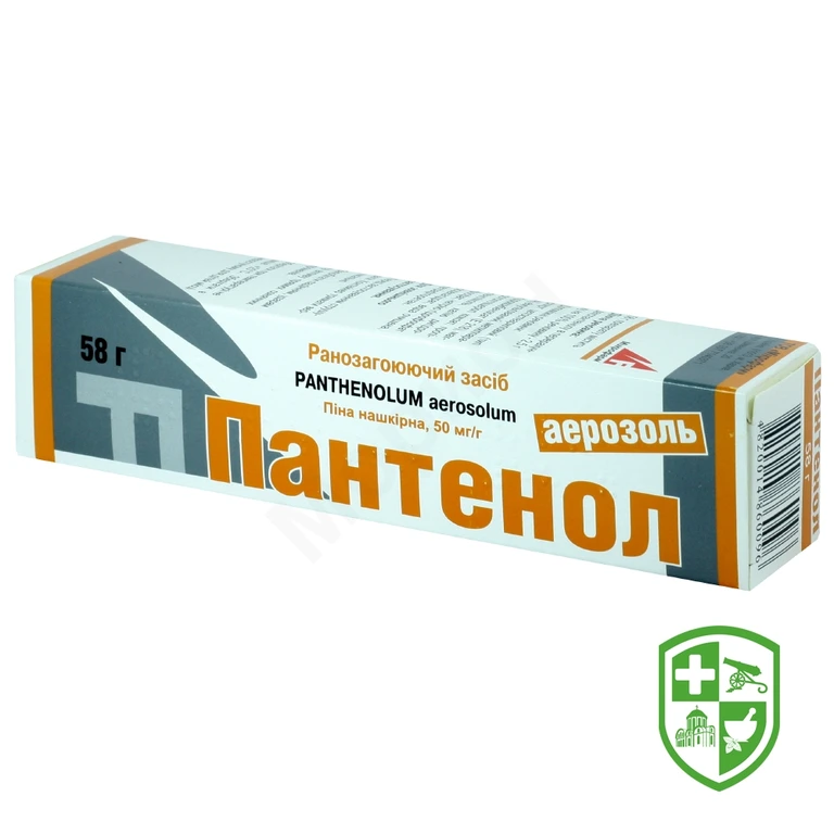 Пантенол аерозоль піна 58.г №1