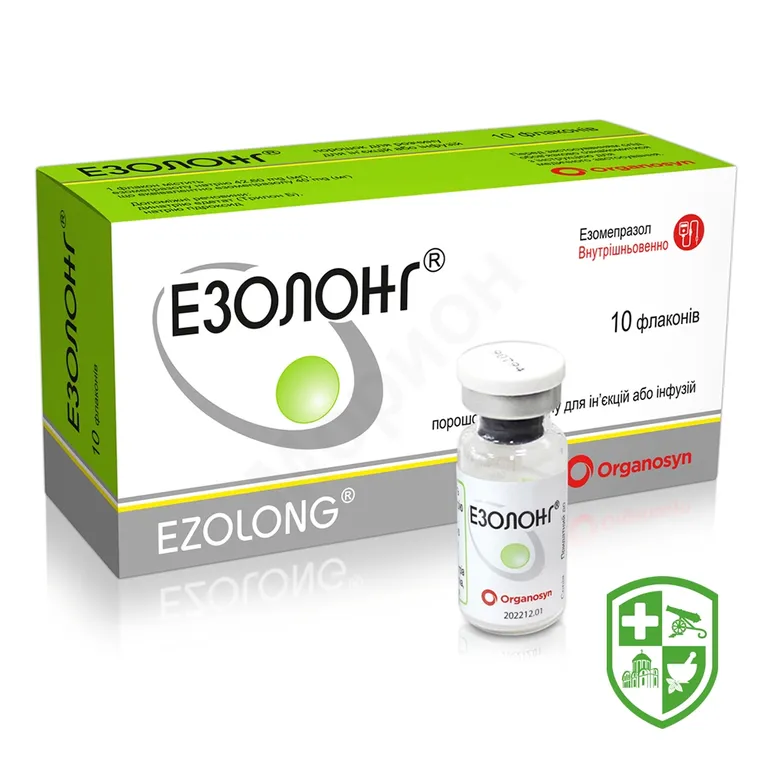 Езолонг® порошок для розчину для ін'єкцій або інфузій 40 мг №10