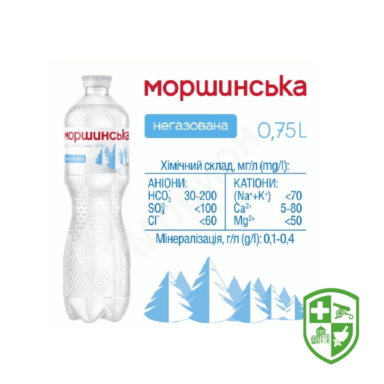 Вода мінеральна Моршинська 0,75 л, негазована
