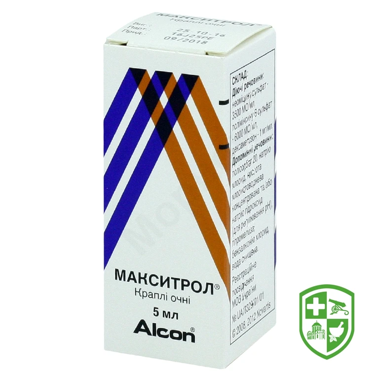 Макситрол крап. очні 5.мл №1