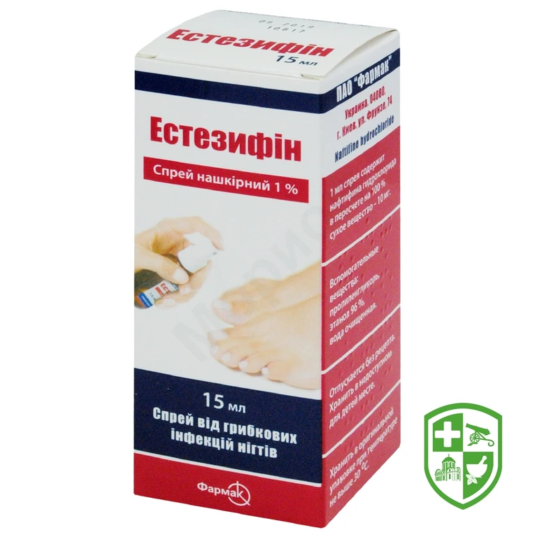 Естезифін спрей 1 % 15.мл №1