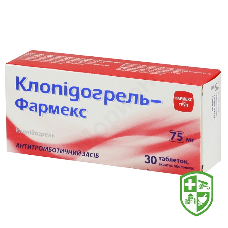 Клопідогрель табл. 75 мг №30