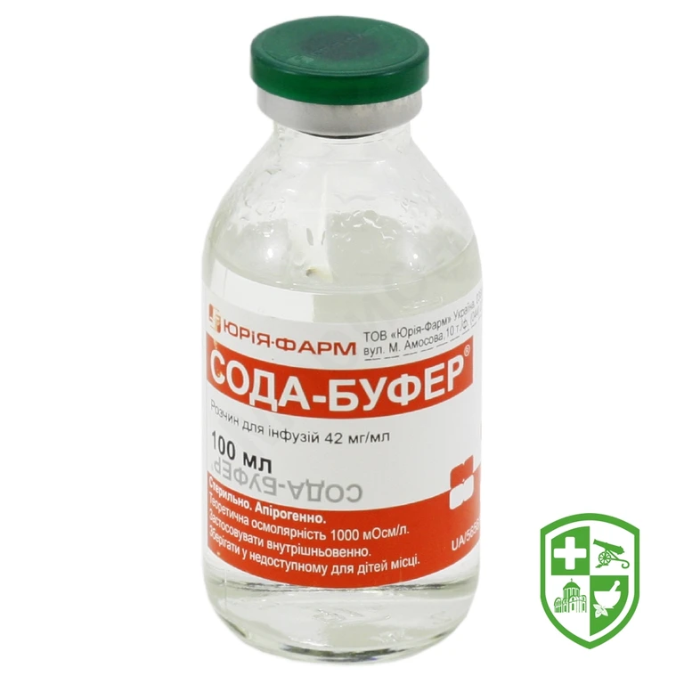 Сода-буфер р-н д/інф 42 мг/мл 100.мл