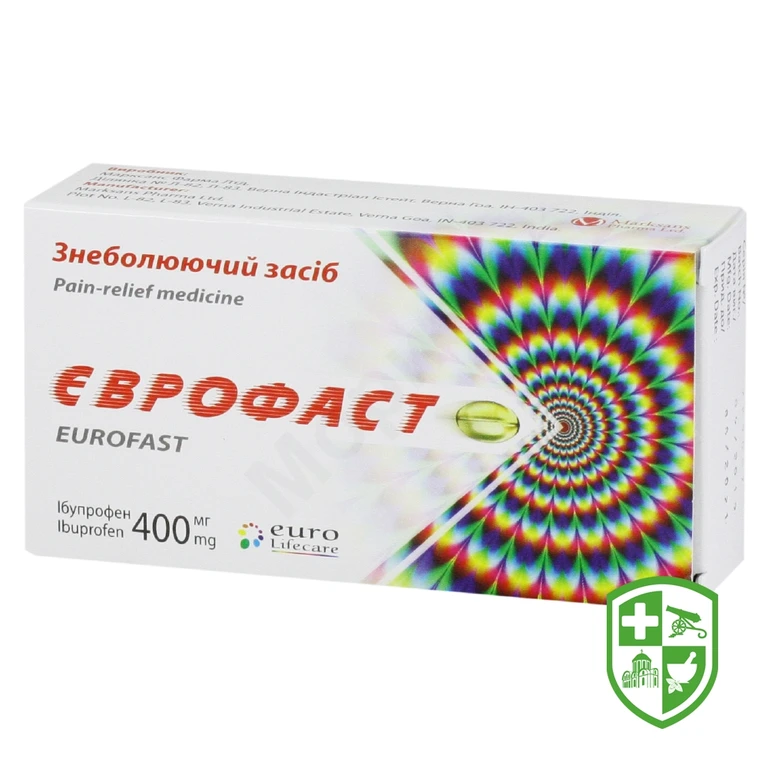 Єврофаст капс. 400 мг №20