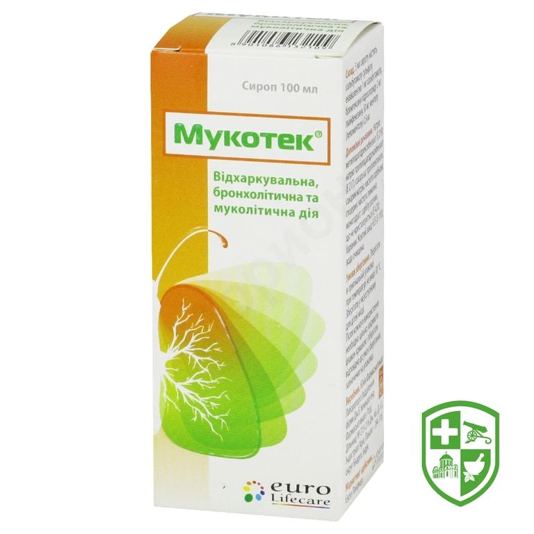 Мукотек сироп 100.мл №1