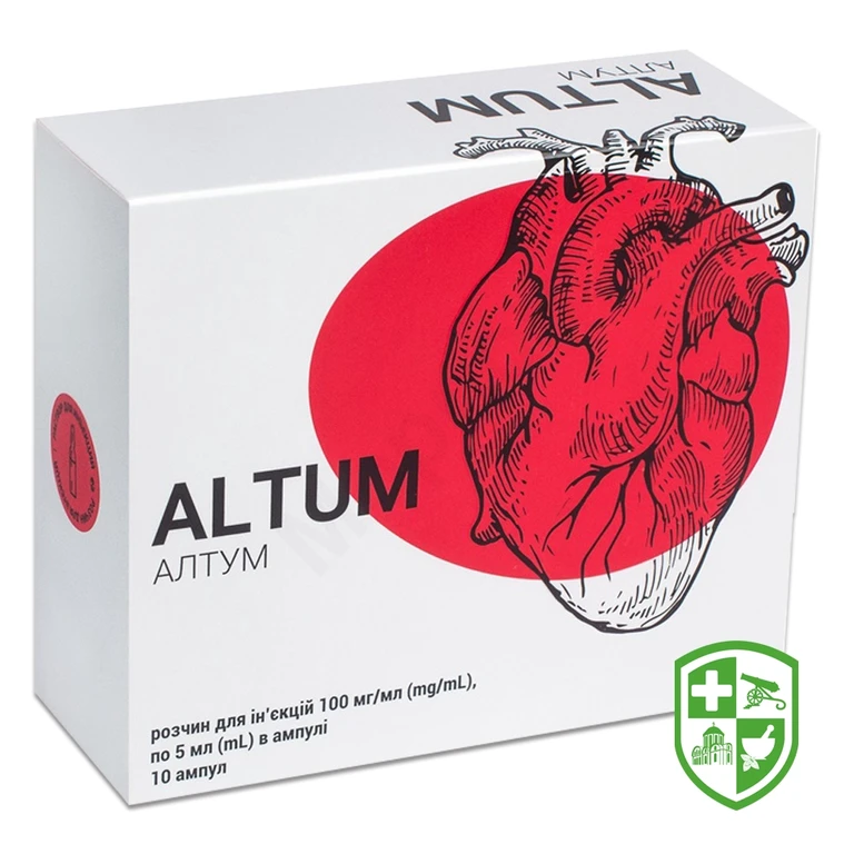 Алтум р-н д/ін. 100 мг/мл 5.мл №10