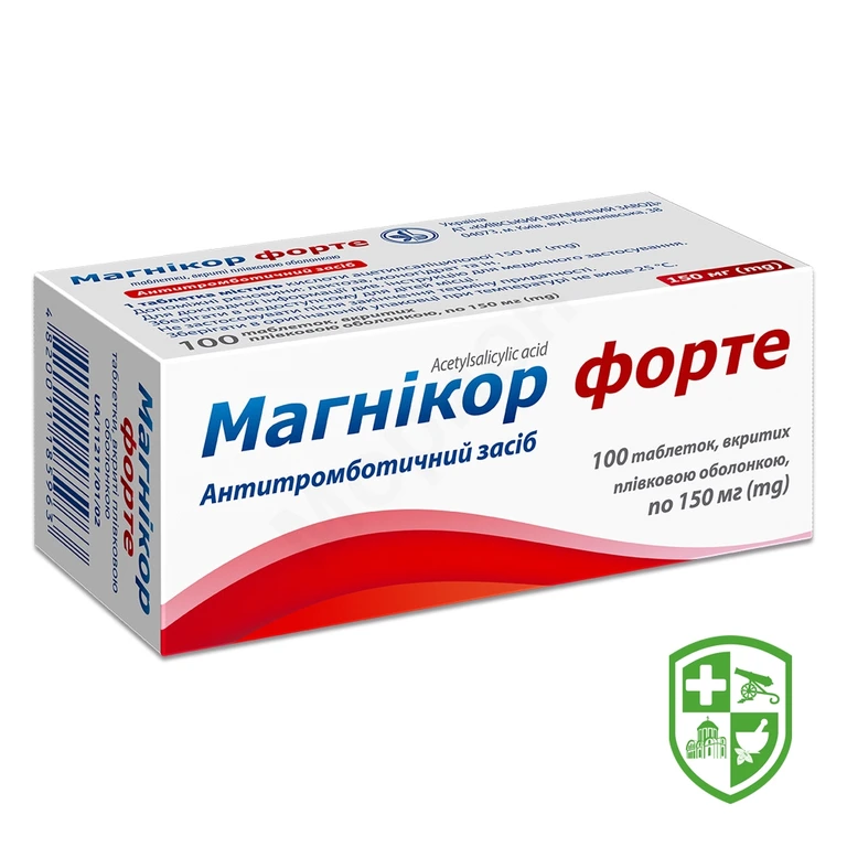Магнікор форте табл. 150 мг №100