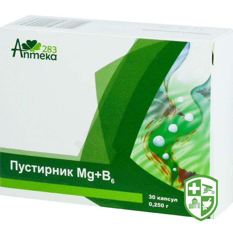 Пустирник Mg + B6 капс. 250 мг №30