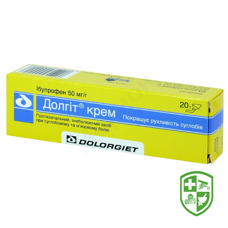 Долгіт крем 5 % 20.г №1