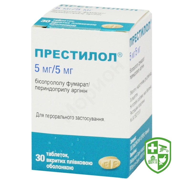 Престилол табл. 5 мг + 5 мг №30