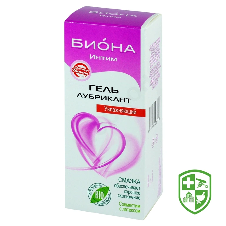 Біона інтим гель-лубрикант зволожуючий Доктор Біокон 75 мл
