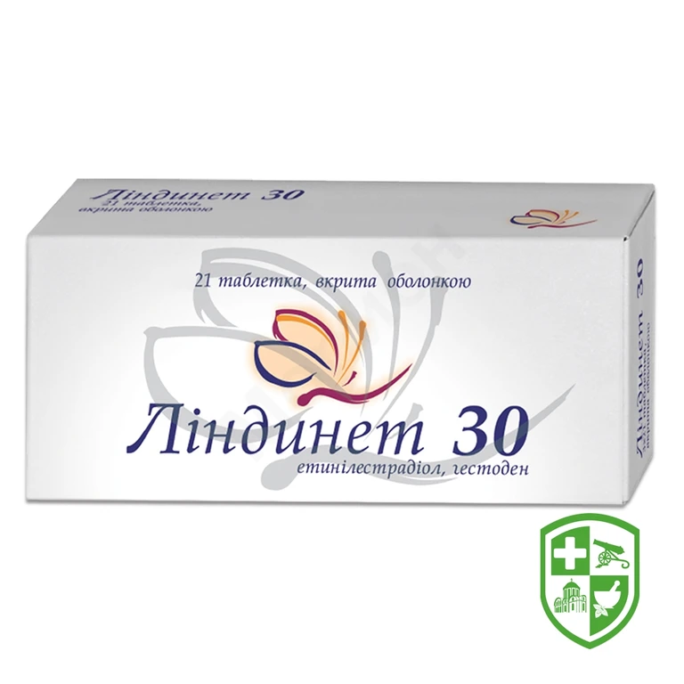 Ліндинет табл. 0,075 мг + 0,03 мг №21