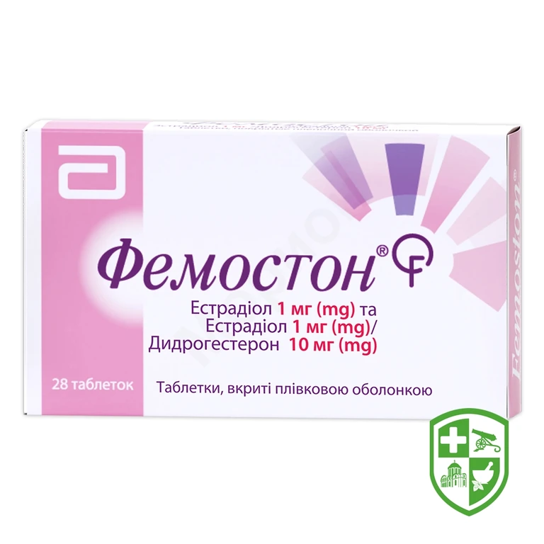 Фемостон табл. 1 мг + 10 мг 1 мг/1 мг + 10 мг №28