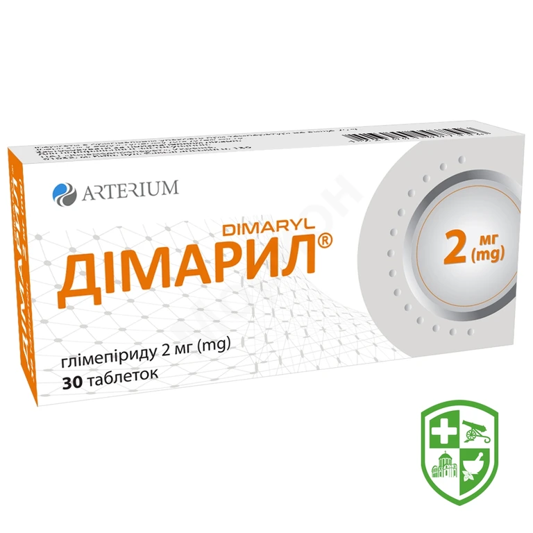 Дімарил табл. 2 мг №30