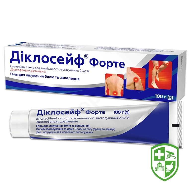 Діклосейф форте емульгель 2,32 % 100.г №1