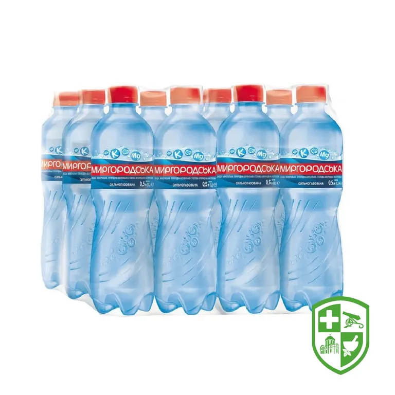 Вода мінеральна Миргородська пляш. 0,5 л