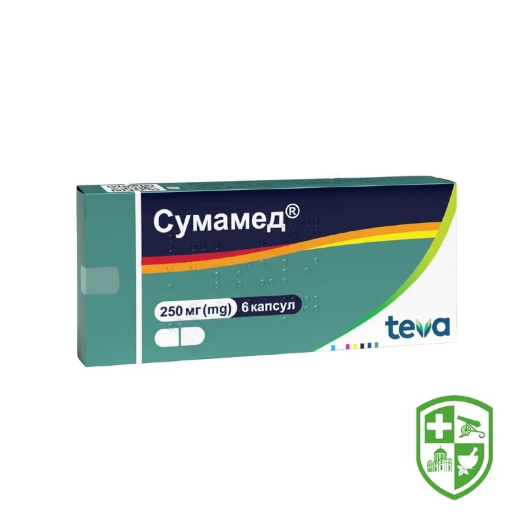 Сумамед капс. 250 мг №6
