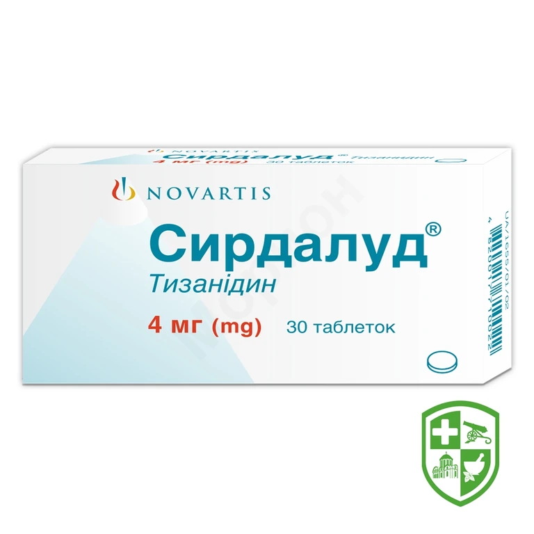 Сирдалуд табл. 4 мг №30