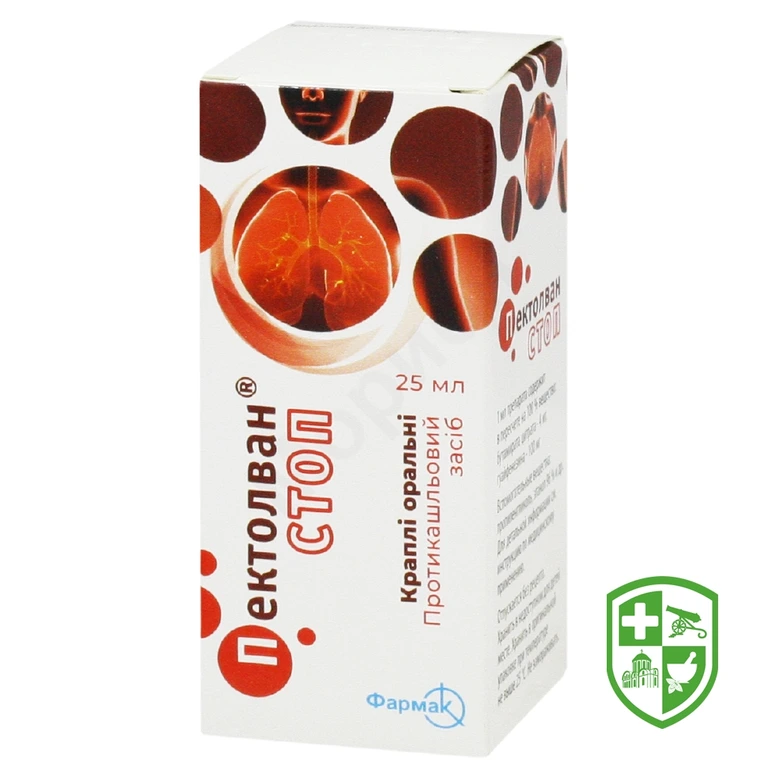 Пектолван стоп крап. орал. 25.мл №1