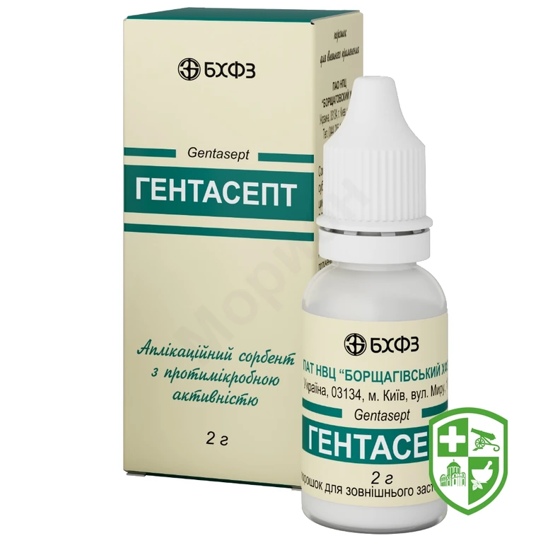 Гентасепт пор. зовнішн. 2.г флакон пластик №1