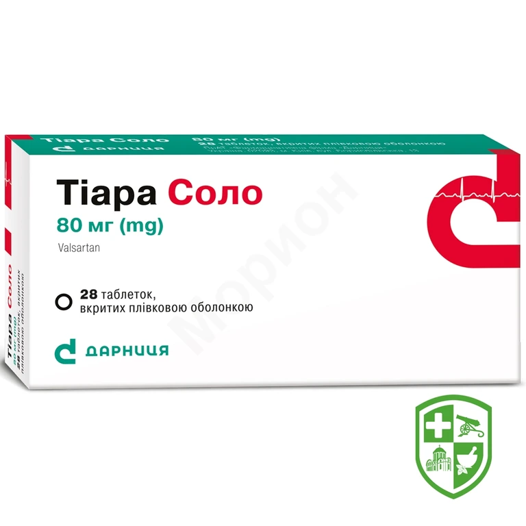 Тіара соло табл. 80 мг №28