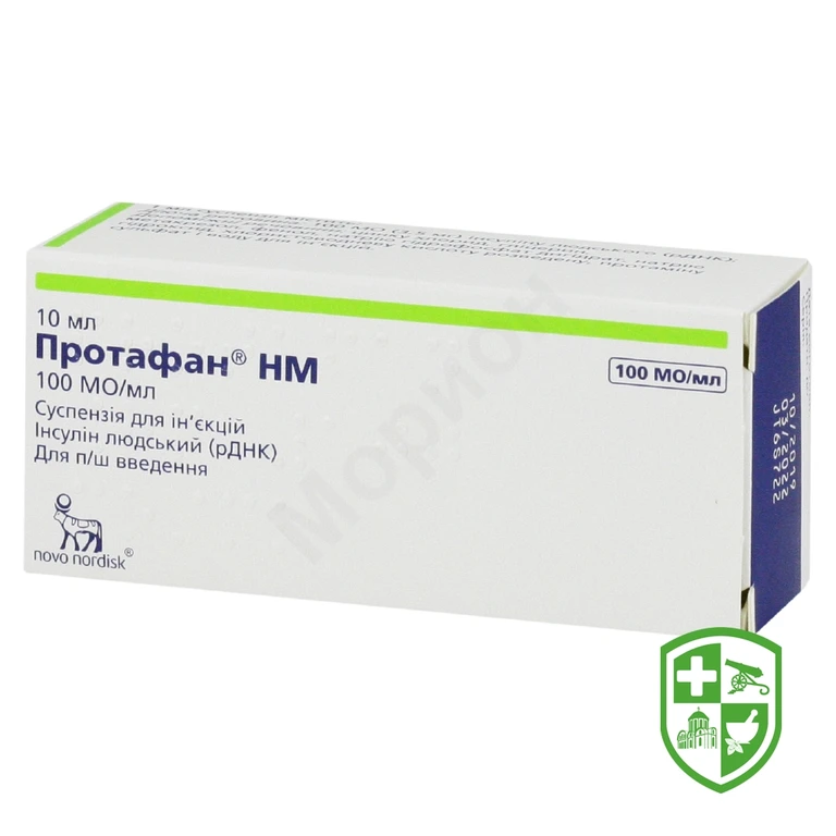 Протафан НМ сусп. д/ін. 100 МО/мл 10.мл №1