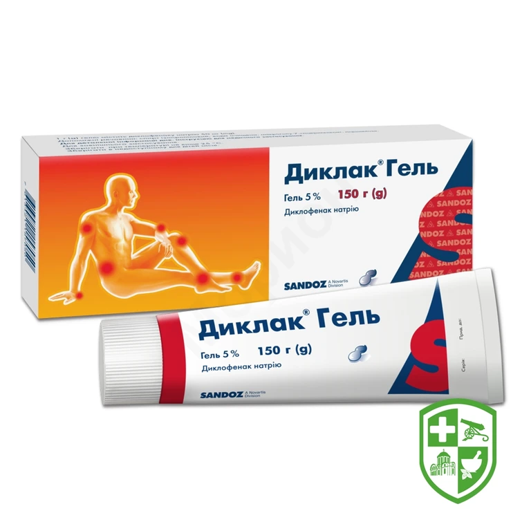 Диклак гель 5 % 150.г №1