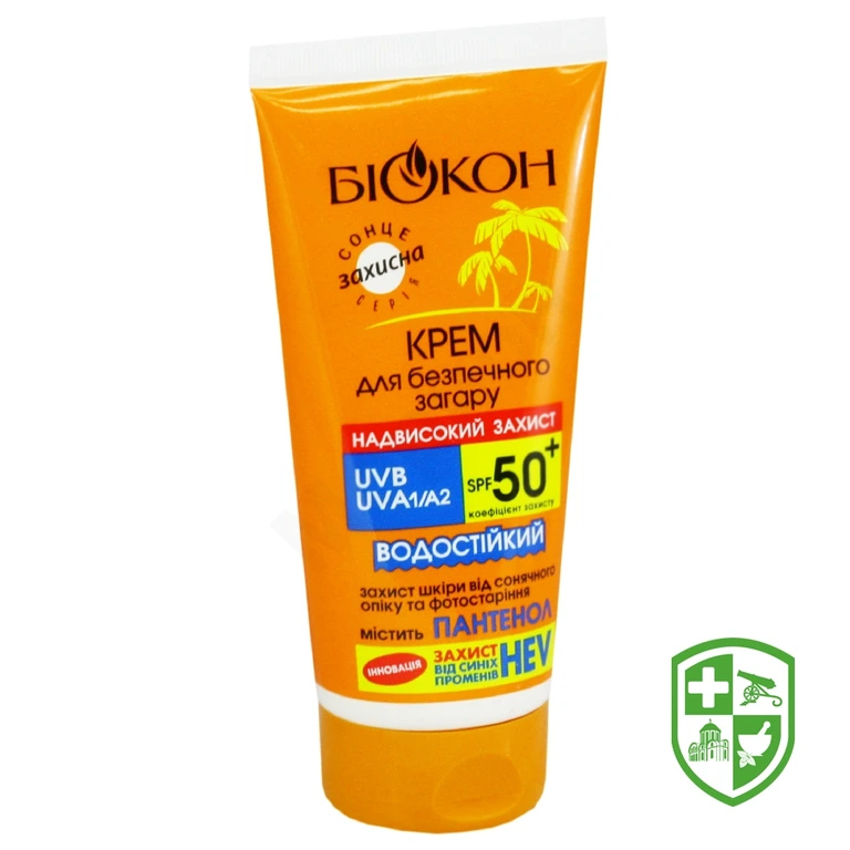 Крем для безпечної засмаги SPF-50+ 160 мл