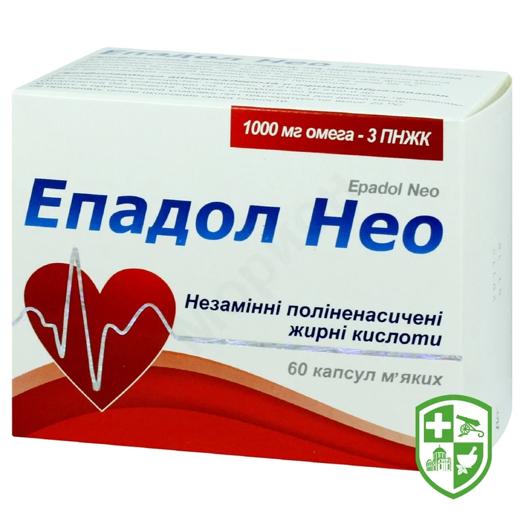 Епадол нео капс. м'які 1 г №60