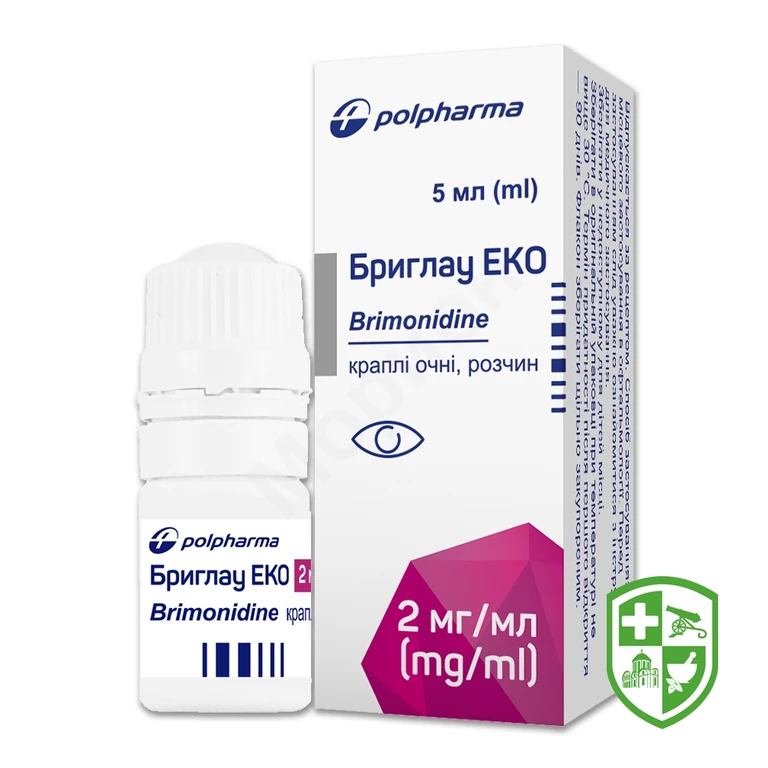 Бриглау еко крап. очні 0,2 % 5.мл №1