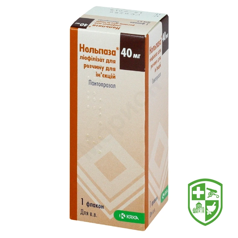 Нольпаза ліофіл. д/ін 40 мг №1