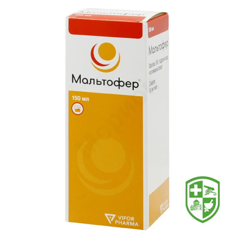 Мальтофер сироп 50 мг/5 мл 150.мл